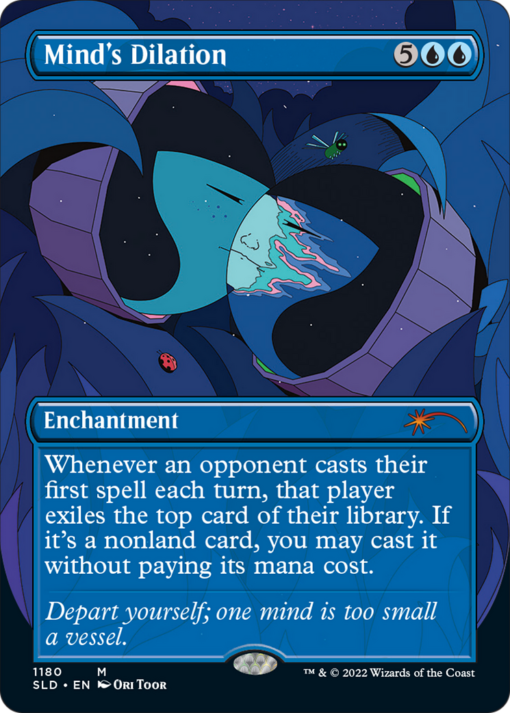 Mind's Dilation (SLD-1180) - Secret Lair Drop (Borderless) - Premium MTG Single from Wizards of the Coast - Just $3.22! Shop now at Game Crave Tournament Store