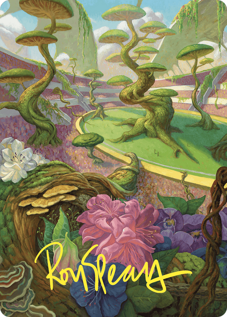 Undergrowth Stadium // Undergrowth Stadium (ACMM-049) - Commander Masters Art Series (Borderless) Foil - Premium MTG Single from Wizards of the Coast - Just $0! Shop now at Game Crave Tournament Store