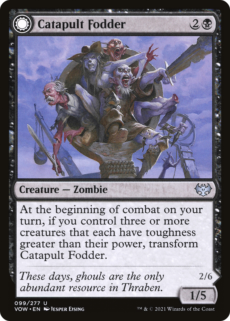 Catapult Fodder // Catapult Captain (VOW-099) - Innistrad: Crimson Vow: (Double Faced Transform) - Premium MTG Single from Wizards of the Coast - Just $0.25! Shop now at Game Crave Tournament Store