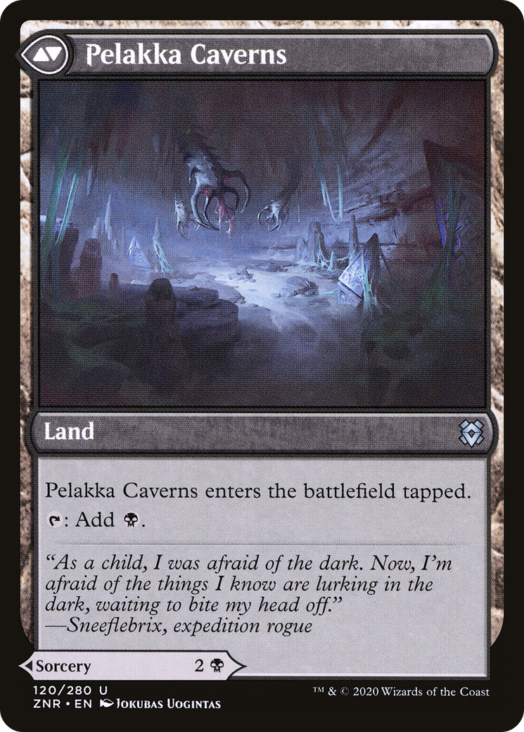 Pelakka Predation // Pelakka Caverns (ZNR-120) - Zendikar Rising Foil - Premium MTG Single from Wizards of the Coast - Just $0.08! Shop now at Game Crave Tournament Store