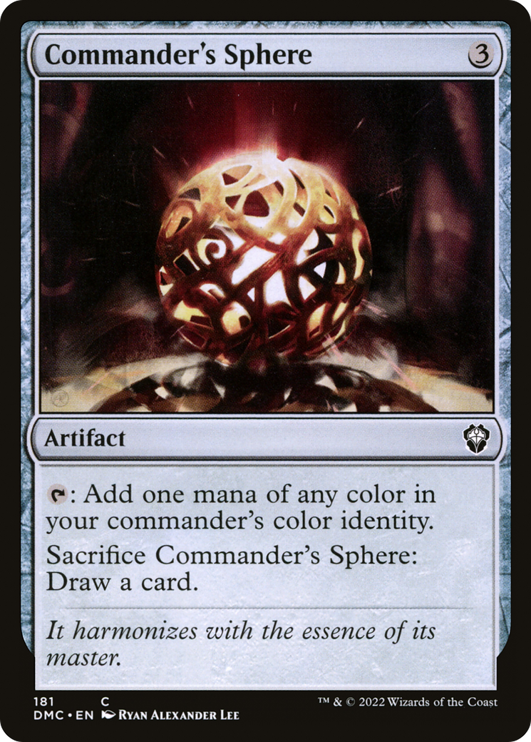 Commander's Sphere (DMC-181) - Dominaria United Commander - Premium MTG Single from Wizards of the Coast - Just $0.08! Shop now at Game Crave Tournament Store