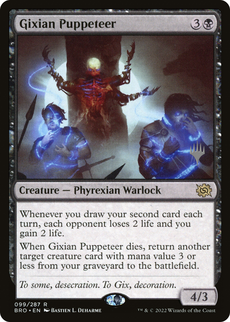Gixian Puppeteer (PBRO-99P) - The Brothers' War Promos - Premium MTG Single from Wizards of the Coast - Just $0.23! Shop now at Game Crave Tournament Store