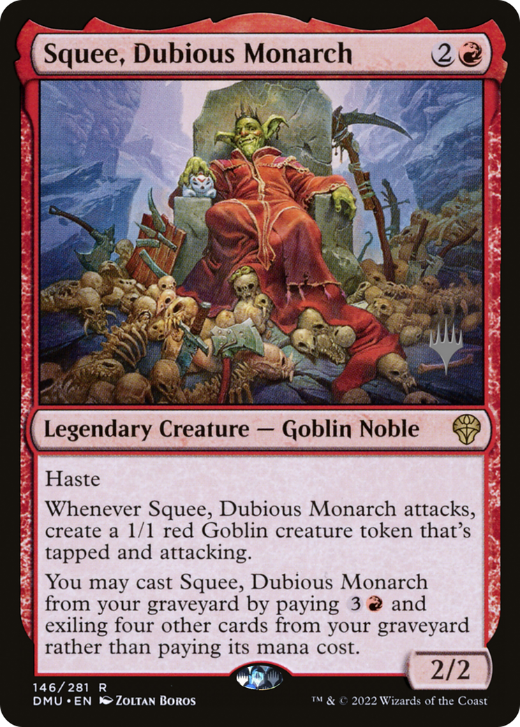 Squee, Dubious Monarch (PDMU-146P) - Dominaria United Promos Foil - Premium MTG Single from Wizards of the Coast - Just $0.26! Shop now at Game Crave Tournament Store