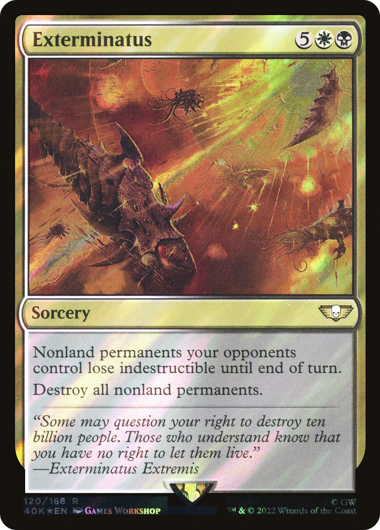 Exterminatus (40K-120★) - Warhammer 40,000 Commander Foil - Premium MTG Single from Wizards of the Coast - Just $0.56! Shop now at Game Crave Tournament Store