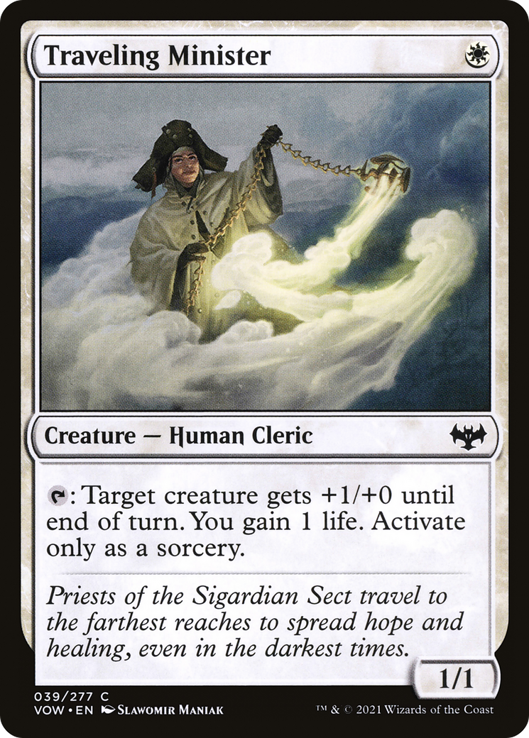 Traveling Minister (VOW-039) - Innistrad: Crimson Vow - Premium MTG Single from Wizards of the Coast - Just $0.08! Shop now at Game Crave Tournament Store
