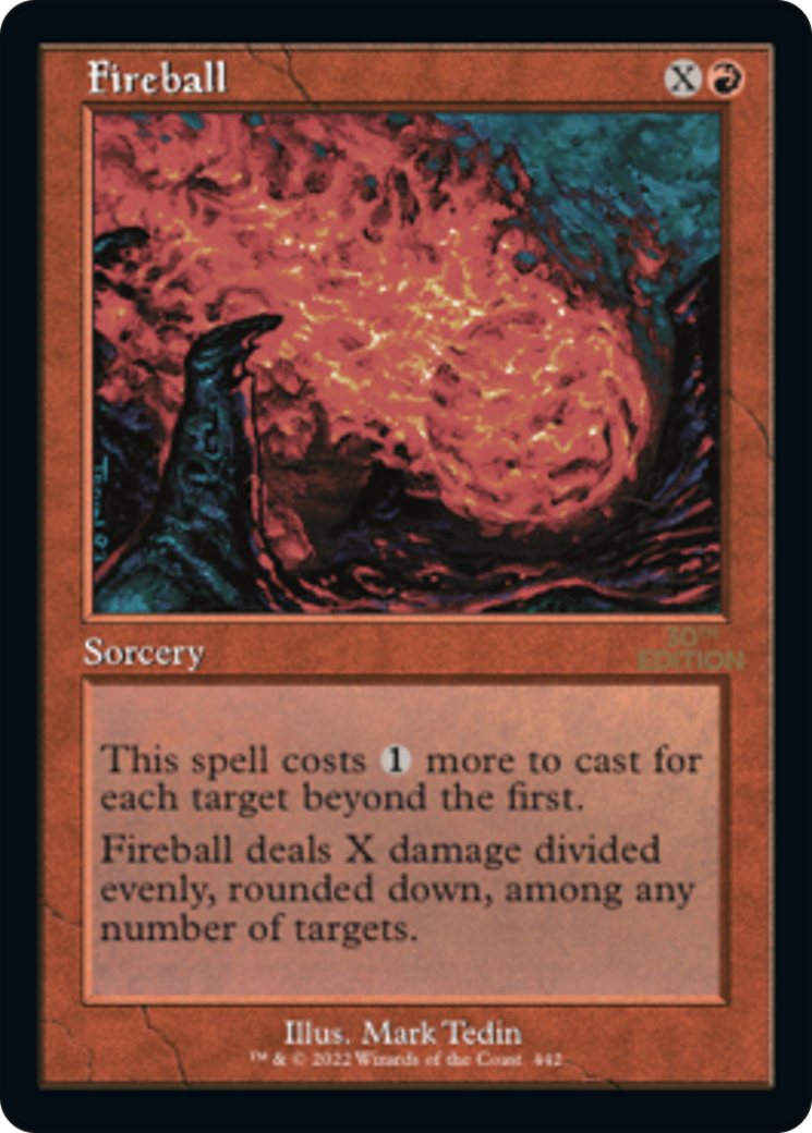 Fireball (30A-442) - 30th Anniversary Edition - Premium MTG Single from Wizards of the Coast - Just $56! Shop now at Game Crave Tournament Store