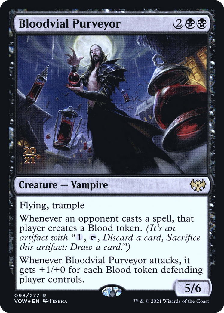 Bloodvial Purveyor (PVOW-98S) - Innistrad: Crimson Vow Promos Foil - Premium MTG Single from Wizards of the Coast - Just $0.19! Shop now at Game Crave Tournament Store