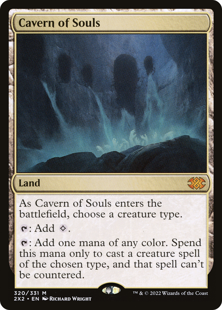 Cavern of Souls (2X2-320) - Double Masters 2022 - Premium MTG Single from Wizards of the Coast - Just $10.79! Shop now at Game Crave Tournament Store