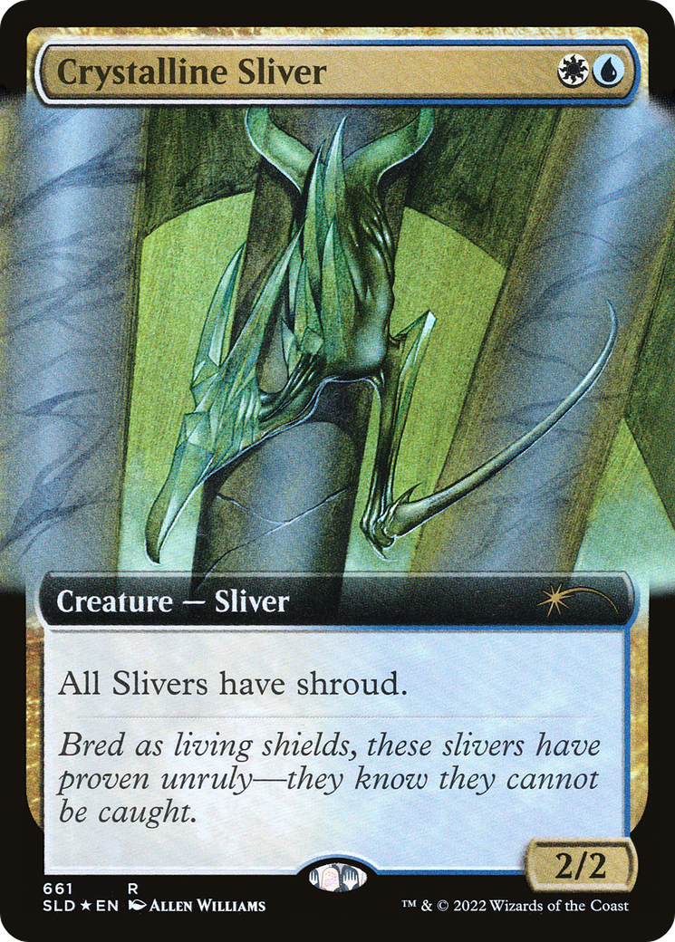 Crystalline Sliver (SLD-661) - Secret Lair Drop: (Extended Art) Foil - Premium MTG Single from Wizards of the Coast - Just $3.56! Shop now at Game Crave Tournament Store