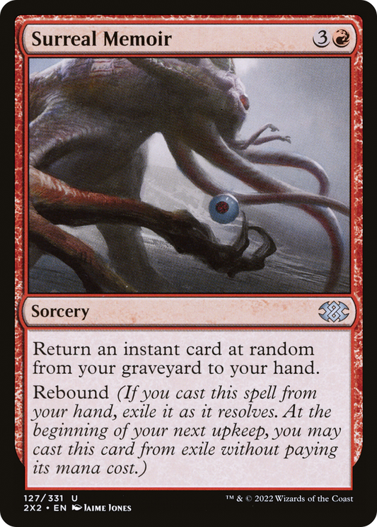 Surreal Memoir (2X2-127) - Double Masters 2022 - Premium MTG Single from Wizards of the Coast - Just $0.25! Shop now at Game Crave Tournament Store