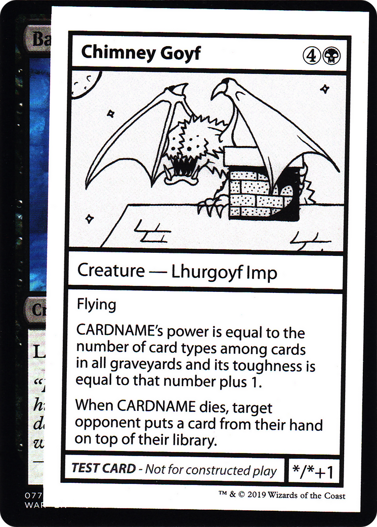 Chimney Goyf (CMB2-038) - Mystery Booster Playtest Cards 2021 - Premium MTG Single from Wizards of the Coast - Just $0.08! Shop now at Game Crave Tournament Store