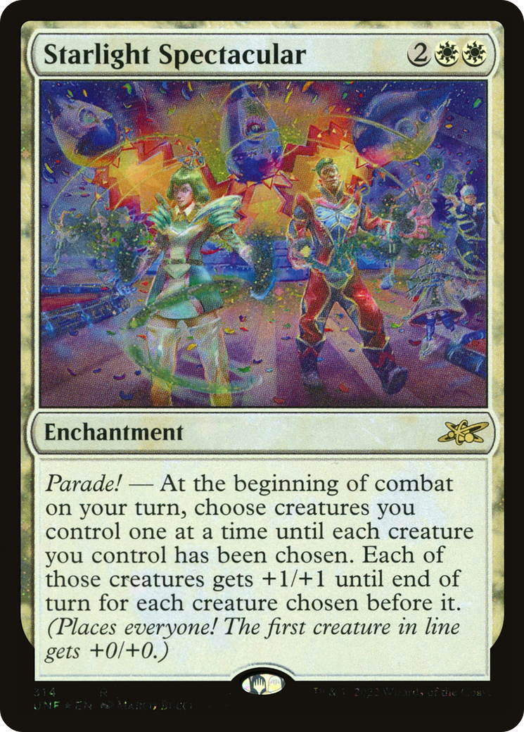 Starlight Spectacular (UNF-314) - Unfinity Foil - Premium MTG Single from Wizards of the Coast - Just $0.76! Shop now at Game Crave Tournament Store