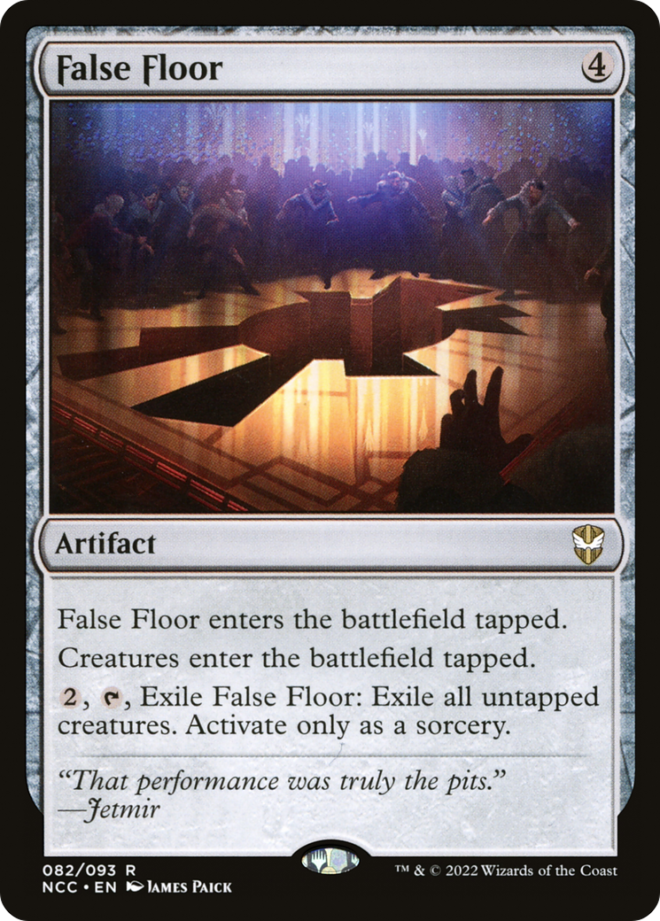 False Floor (NCC-082) - New Capenna Commander - Premium MTG Single from Wizards of the Coast - Just $0.08! Shop now at Game Crave Tournament Store