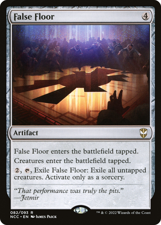 False Floor (NCC-082) - New Capenna Commander - Premium MTG Single from Wizards of the Coast - Just $0.08! Shop now at Game Crave Tournament Store