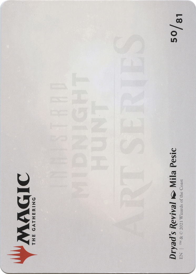 Dryad's Revival // Dryad's Revival (AMID-050) - Midnight Hunt Art Series (Borderless) - Premium MTG Single from Wizards of the Coast - Just $0! Shop now at Game Crave Tournament Store