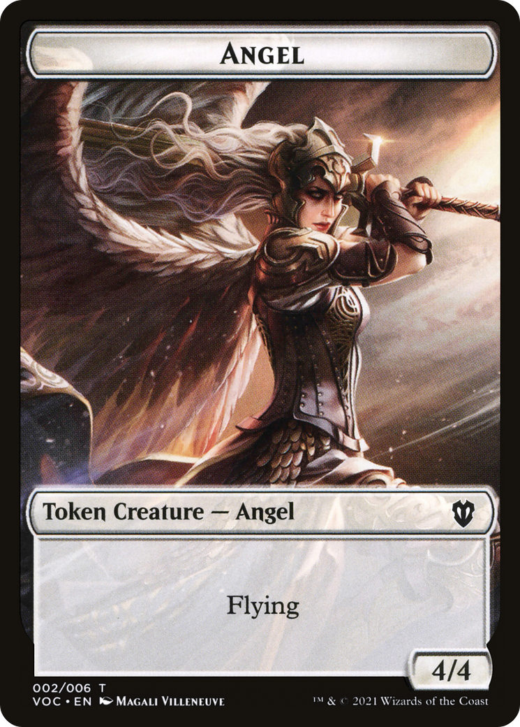Angel (TVOC-002) - Crimson Vow Commander Tokens - Premium MTG Single from Wizards of the Coast - Just $0! Shop now at Game Crave Tournament Store
