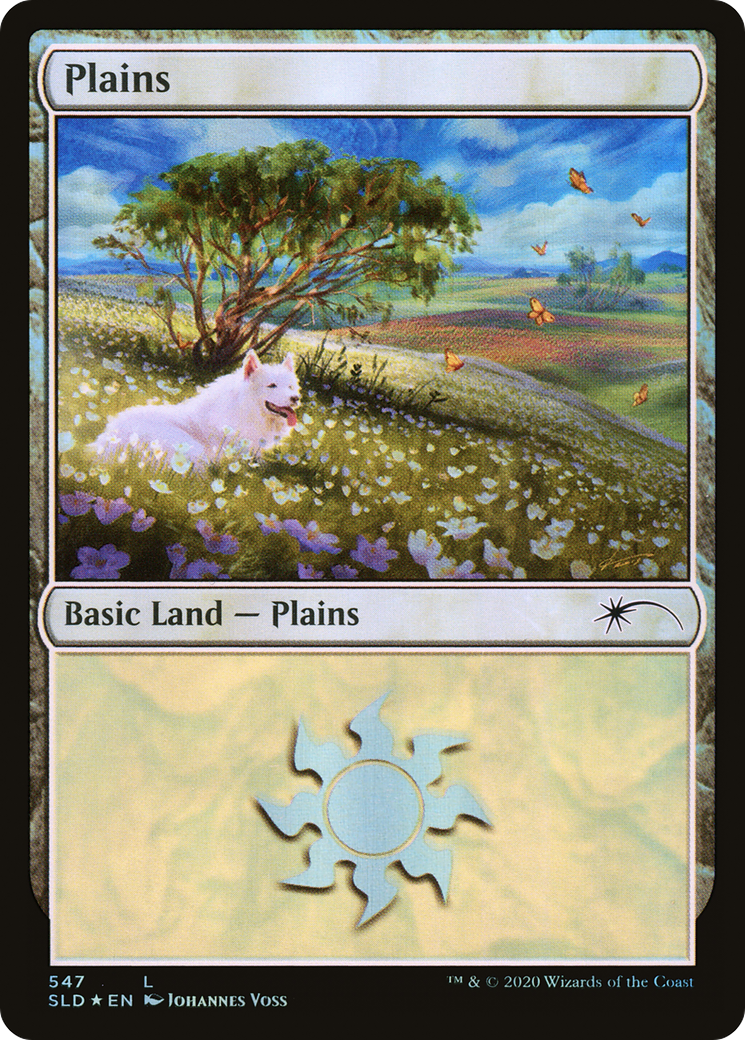 Plains (SLD-547) - Secret Lair Drop Foil - Premium MTG Single from Wizards of the Coast - Just $7.94! Shop now at Game Crave Tournament Store