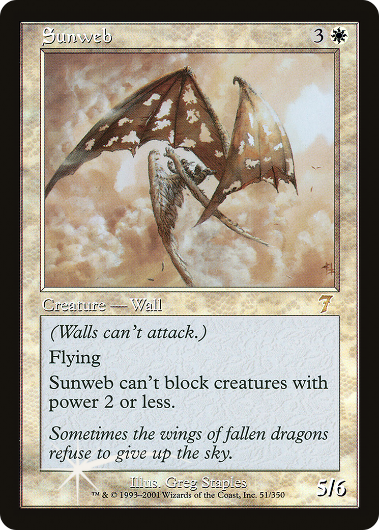Sunweb (7ED-51★) - Seventh Edition Foil - Premium MTG Single from Wizards of the Coast - Just $3.19! Shop now at Game Crave Tournament Store