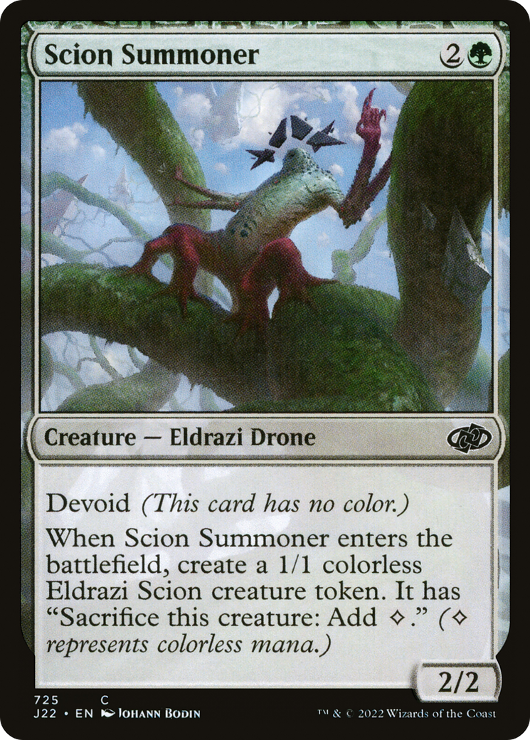 Scion Summoner (J22-725) - Jumpstart 2022 - Premium MTG Single from Wizards of the Coast - Just $0.08! Shop now at Game Crave Tournament Store