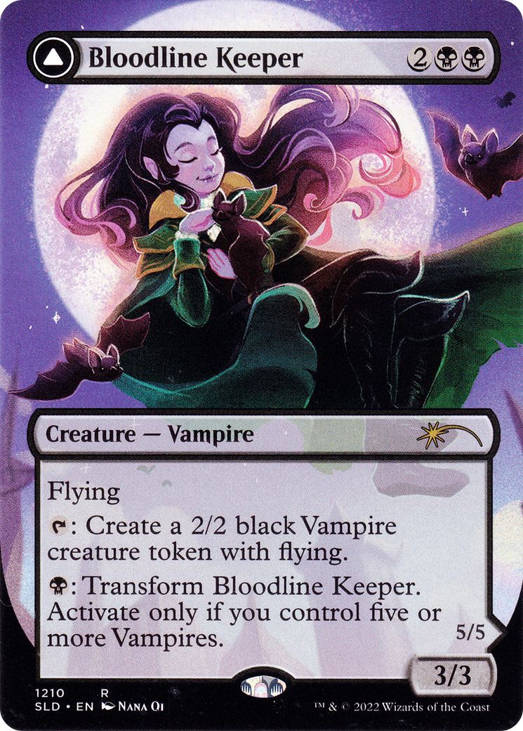 Bloodline Keeper // Lord of Lineage (SLD-1210) - Secret Lair Drop (Borderless) - Premium MTG Single from Wizards of the Coast - Just $2.84! Shop now at Game Crave Tournament Store