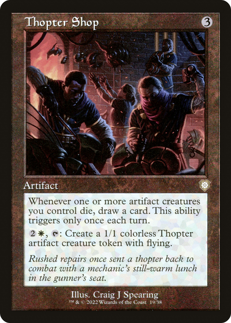 Thopter Shop (BRC-019) - The Brothers' War Commander - Premium MTG Single from Wizards of the Coast - Just $0.08! Shop now at Game Crave Tournament Store