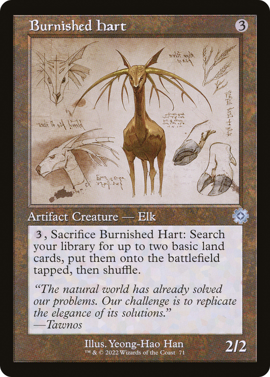 Burnished Hart (BRR-071) - The Brothers' War Retro Artifacts - Premium MTG Single from Wizards of the Coast - Just $0.25! Shop now at Game Crave Tournament Store