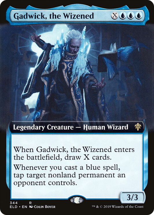 Gadwick, the Wizened (ELD-344) - Throne of Eldraine: (Extended Art) - Premium MTG Single from Wizards of the Coast - Just $0.42! Shop now at Game Crave Tournament Store