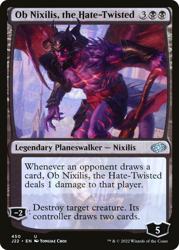 Ob Nixilis, the Hate-Twisted (J22-450) - Jumpstart 2022 - Premium MTG Single from Wizards of the Coast - Just $0.42! Shop now at Game Crave Tournament Store