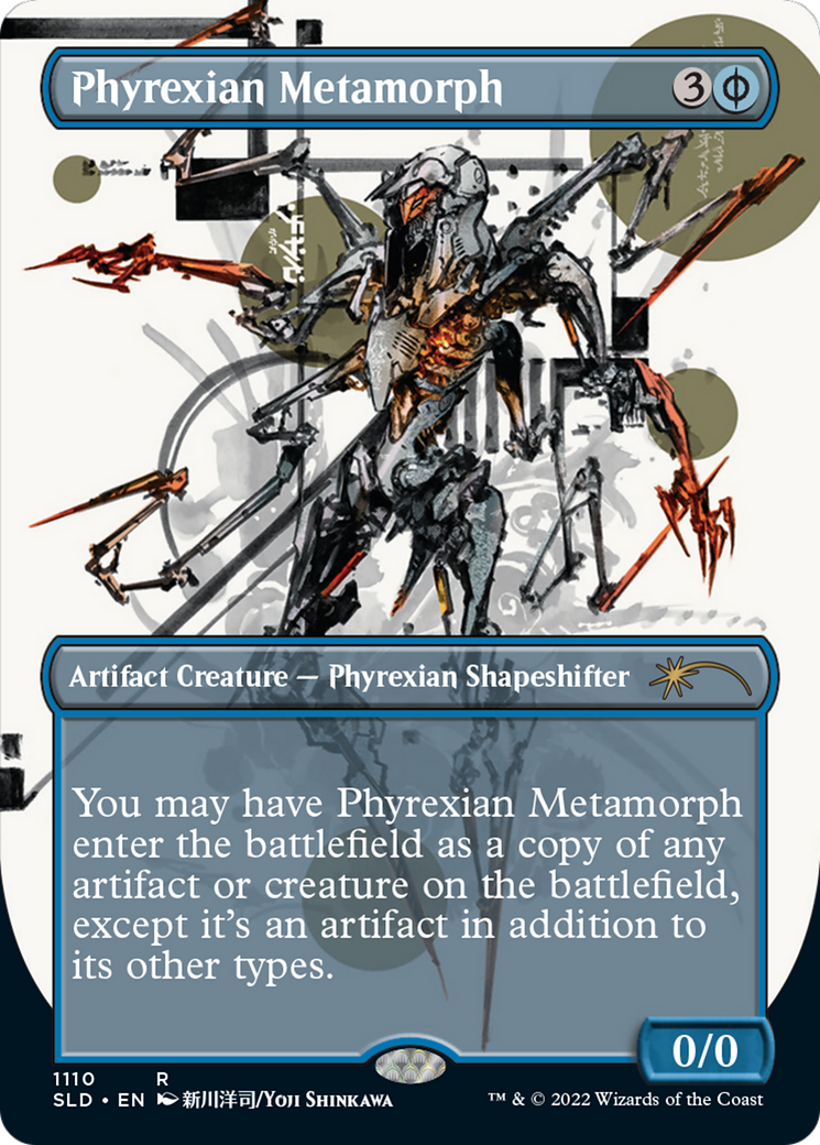 Phyrexian Metamorph (SLD-1110) - Secret Lair Drop (Borderless) - Premium MTG Single from Wizards of the Coast - Just $6.98! Shop now at Game Crave Tournament Store