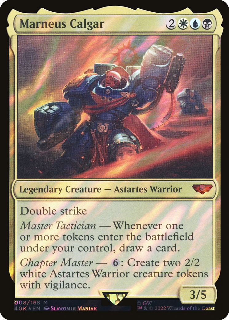 Marneus Calgar (40K-008) - Warhammer 40,000 Commander Foil - Premium MTG Single from Wizards of the Coast - Just $28.34! Shop now at Game Crave Tournament Store