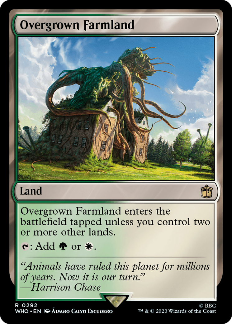 Overgrown Farmland (WHO-292) - Doctor Who - Premium MTG Single from Wizards of the Coast - Just $0.47! Shop now at Game Crave Tournament Store