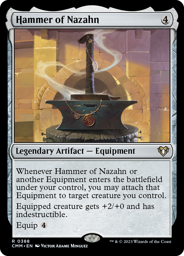 Hammer of Nazahn (CMM-388) - Commander Masters - Premium MTG Single from Wizards of the Coast - Just $3.61! Shop now at Game Crave Tournament Store