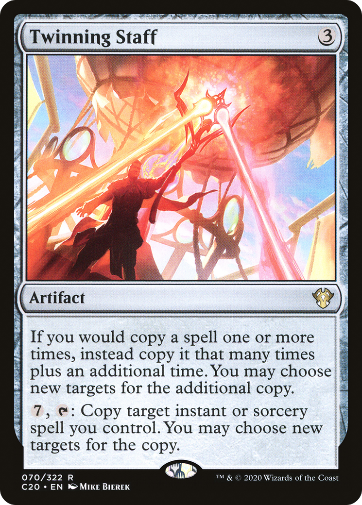 Twinning Staff (C20-070) - Commander 2020 - Premium MTG Single from Wizards of the Coast - Just $1.56! Shop now at Game Crave Tournament Store