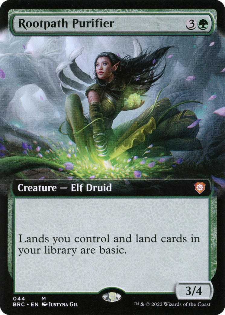 Rootpath Purifier (BRC-044) - The Brothers' War Commander: (Extended Art) - Premium MTG Single from Wizards of the Coast - Just $0.63! Shop now at Game Crave Tournament Store