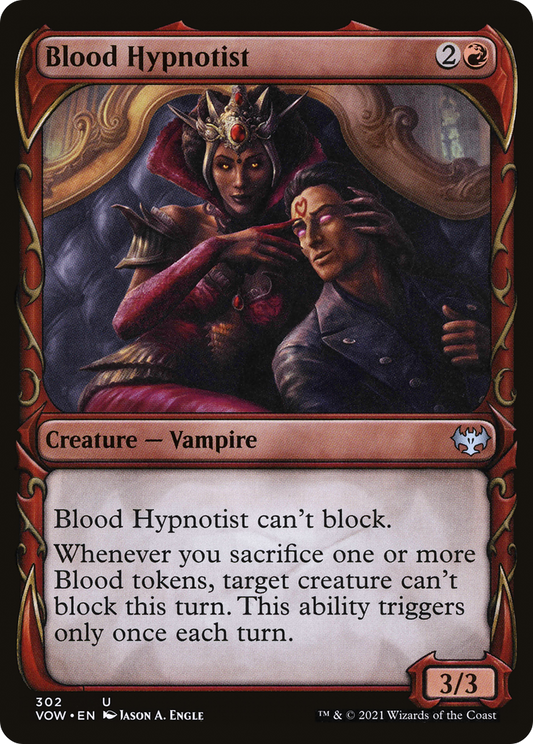 Blood Hypnotist (VOW-302) - Innistrad: Crimson Vow: (Showcase) - Premium MTG Single from Wizards of the Coast - Just $0.08! Shop now at Game Crave Tournament Store
