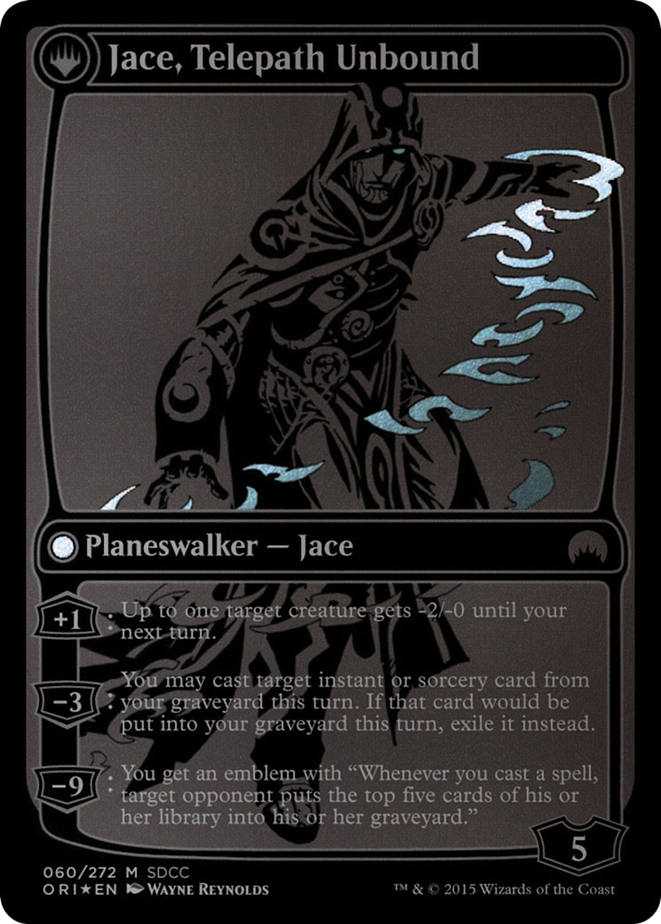 Jace, Vryn's Prodigy // Jace, Telepath Unbound (PS15-060) - San Diego Comic-Con 2015: (originpwdfc) Foil - Premium MTG Single from Wizards of the Coast - Just $25.30! Shop now at Game Crave Tournament Store