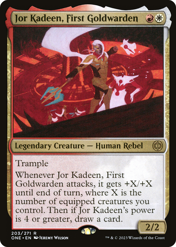 Jor Kadeen, First Goldwarden (ONE-203) - Phyrexia: All Will Be One Foil - Premium MTG Single from Wizards of the Coast - Just $0.08! Shop now at Game Crave Tournament Store