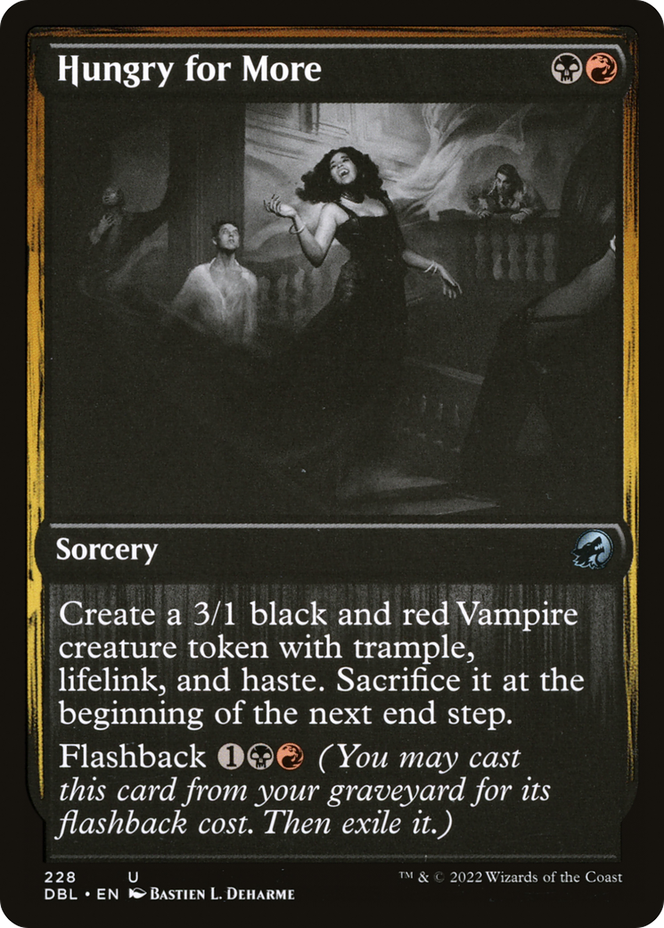 Hungry for More (DBL-228) - Innistrad: Double Feature Foil - Premium MTG Single from Wizards of the Coast - Just $0.34! Shop now at Game Crave Tournament Store