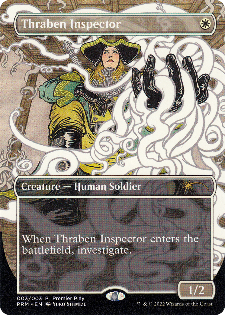 Thraben Inspector (PRCQ-003) - Regional Championship Qualifiers 2022 (Borderless) Foil - Premium MTG Single from Wizards of the Coast - Just $1.29! Shop now at Game Crave Tournament Store