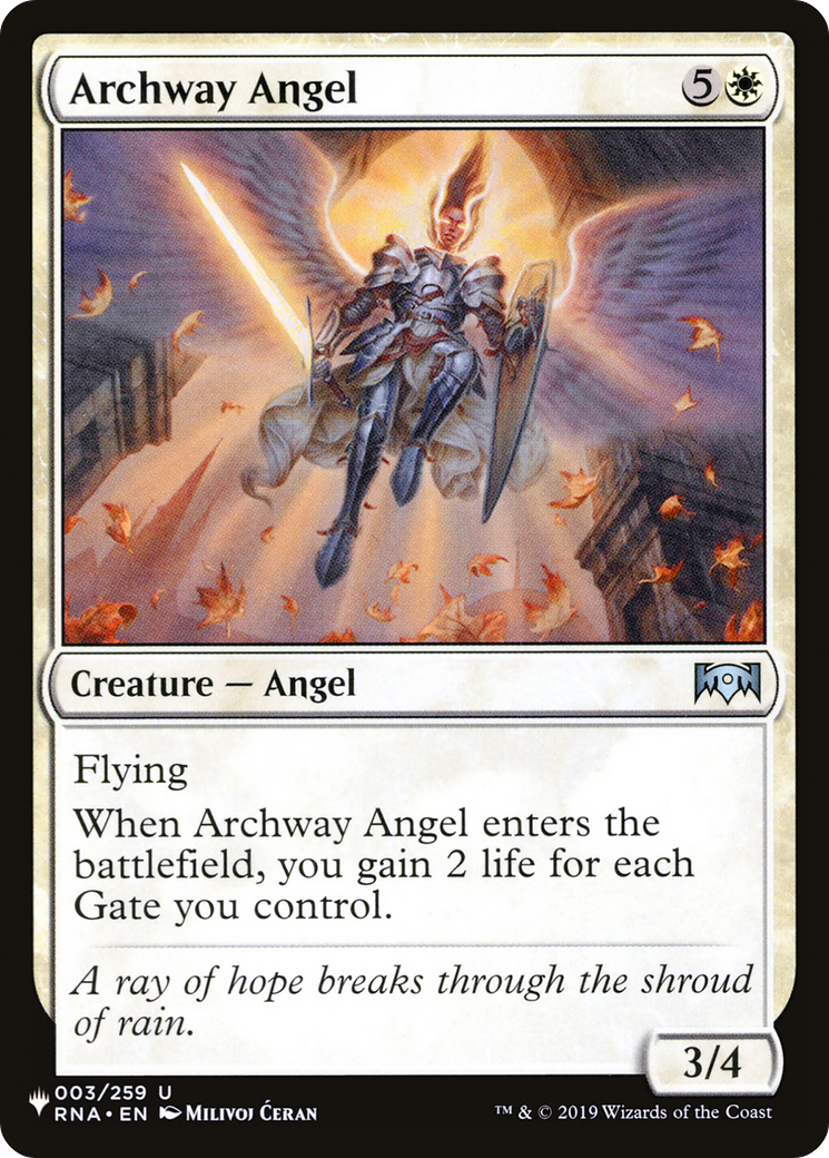Archway Angel (PLIST-743) - The List - Premium MTG Single from Wizards of the Coast - Just $0.08! Shop now at Game Crave Tournament Store
