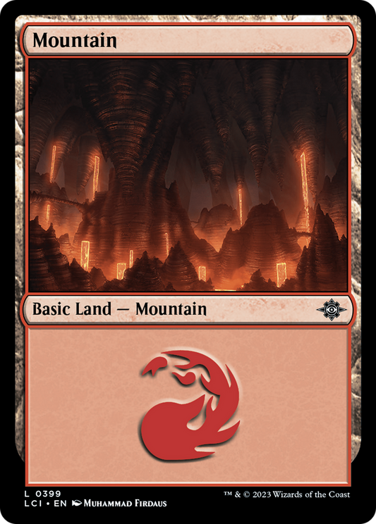 Mountain (LCI-399) - The Lost Caverns of Ixalan Foil - Premium MTG Single from Wizards of the Coast - Just $0.08! Shop now at Game Crave Tournament Store