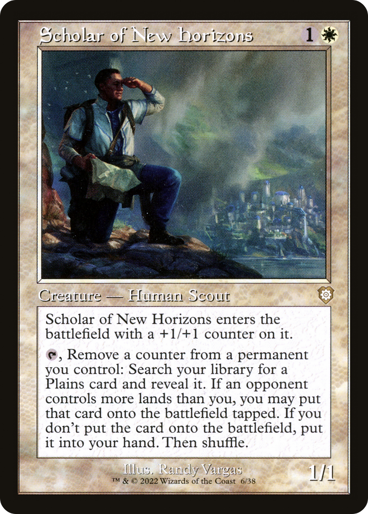 Scholar of New Horizons (BRC-006) - The Brothers' War Commander - Premium MTG Single from Wizards of the Coast - Just $0.65! Shop now at Game Crave Tournament Store