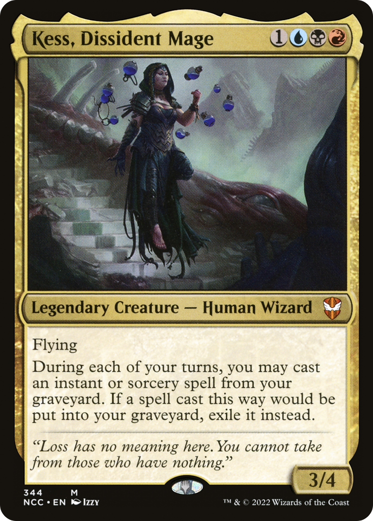 Kess, Dissident Mage (NCC-344) - New Capenna Commander - Premium MTG Single from Wizards of the Coast - Just $0.31! Shop now at Game Crave Tournament Store