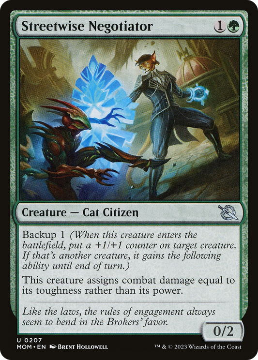 Streetwise Negotiator (MOM-207) - March of the Machine - Premium MTG Single from Wizards of the Coast - Just $0.08! Shop now at Game Crave Tournament Store