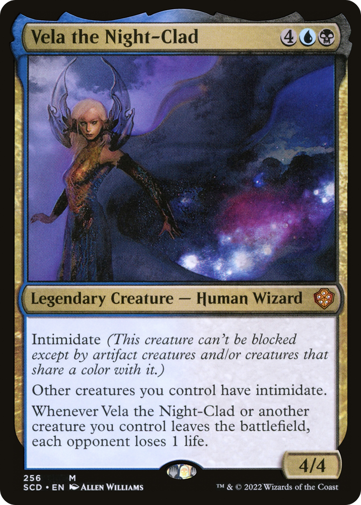 Vela the Night-Clad (SCD-256) - Starter Commander Decks - Premium MTG Single from Wizards of the Coast - Just $0.26! Shop now at Game Crave Tournament Store