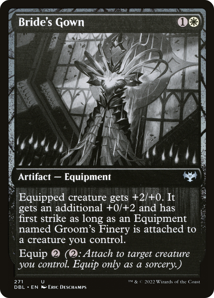 Bride's Gown (DBL-271) - Innistrad: Double Feature Foil - Premium MTG Single from Wizards of the Coast - Just $0.08! Shop now at Game Crave Tournament Store