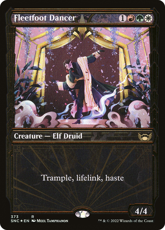 Fleetfoot Dancer (SNC-373) - Streets of New Capenna: (Showcase) Foil - Premium MTG Single from Wizards of the Coast - Just $0.46! Shop now at Game Crave Tournament Store