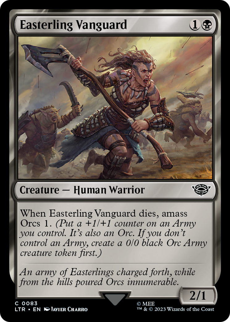 Easterling Vanguard (LTR-083) - The Lord of the Rings: Tales of Middle-earth - Premium MTG Single from Wizards of the Coast - Just $0.08! Shop now at Game Crave Tournament Store