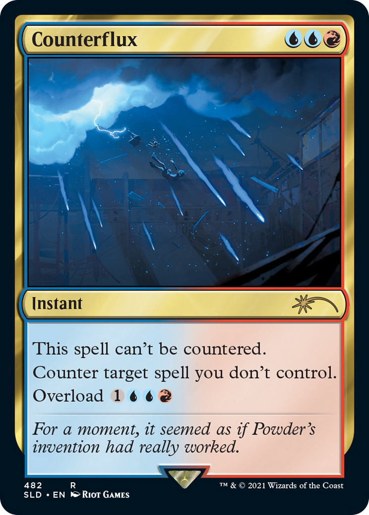 Counterflux (SLD-482) - Secret Lair Drop - Premium MTG Single from Wizards of the Coast - Just $0.83! Shop now at Game Crave Tournament Store