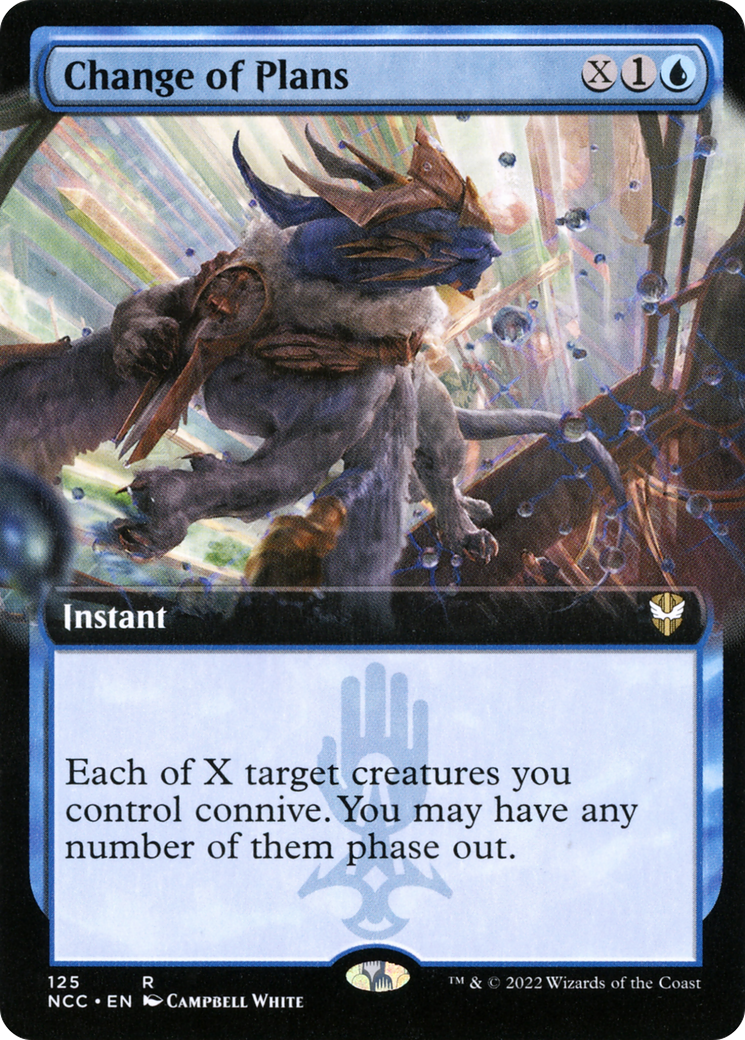 Change of Plans (NCC-125) - New Capenna Commander: (Extended Art) - Premium MTG Single from Wizards of the Coast - Just $0.69! Shop now at Game Crave Tournament Store